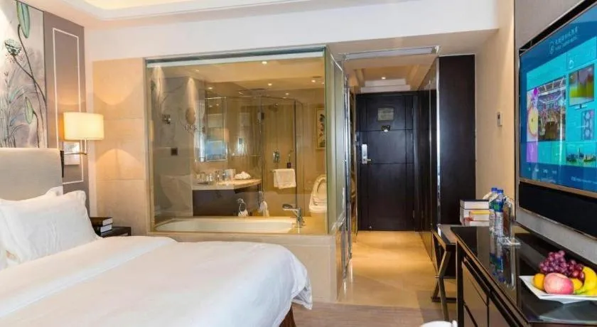 Bed in Noble Jasper Hotel Huizhou