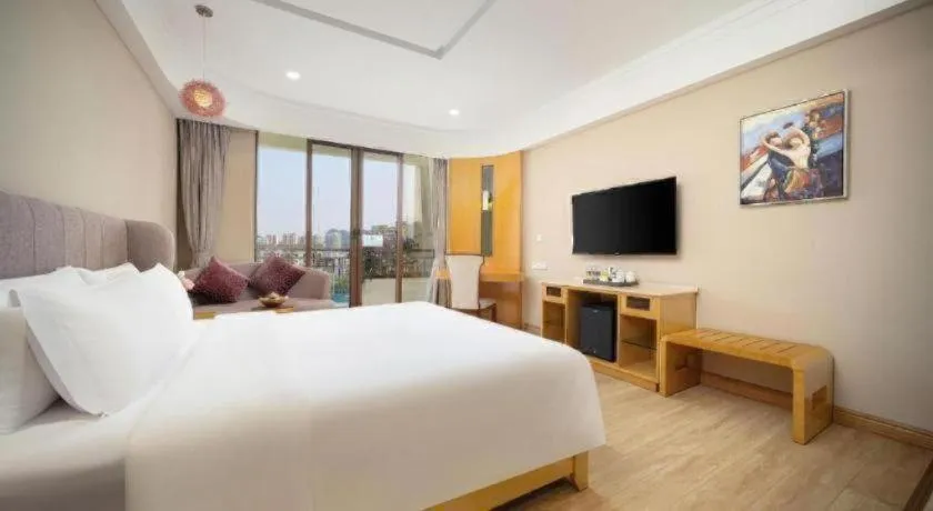 Bed in Yi Yuan Xuan Yu Hotel