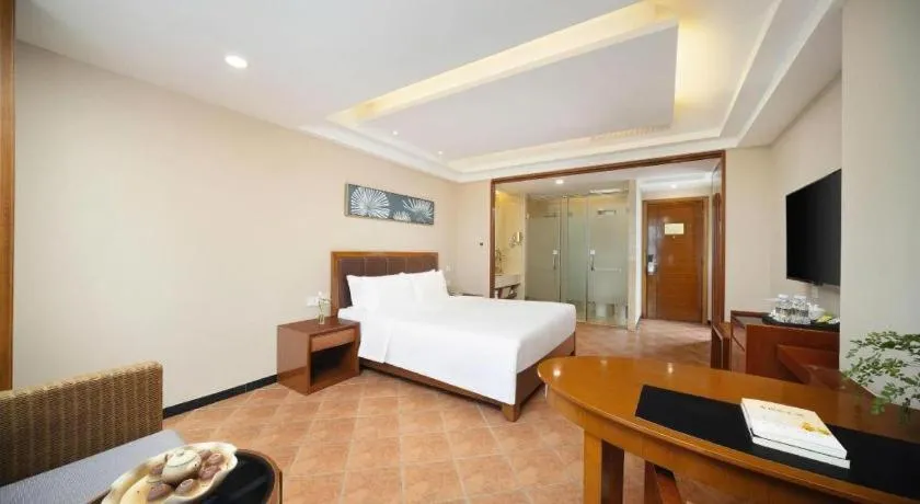 Bed in Yi Yuan Xuan Yu Hotel