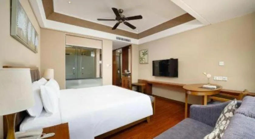 Bed in Yi Yuan Xuan Yu Hotel