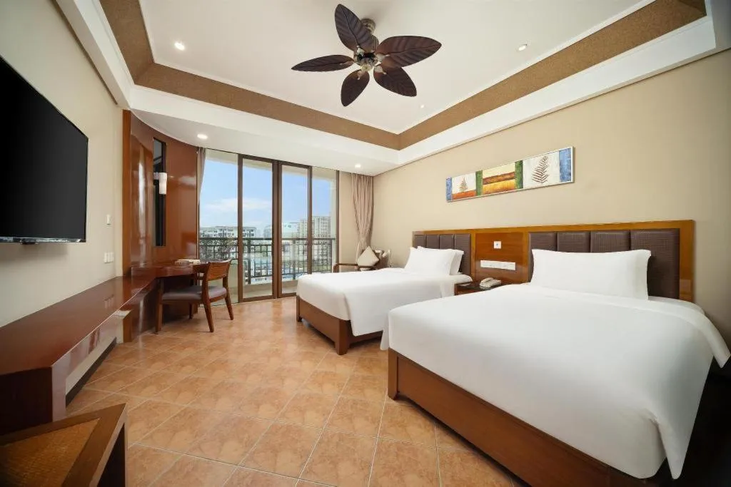 Bed in Yi Yuan Xuan Yu Hotel