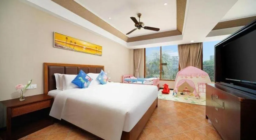 Bed in Yi Yuan Xuan Yu Hotel