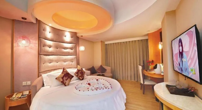 Bed in Yi Yuan Xuan Yu Hotel