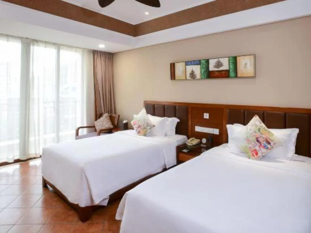 Bed in Yi Yuan Xuan Yu Hotel