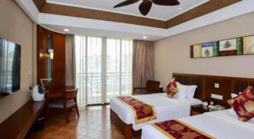 Bed in Yi Yuan Xuan Yu Hotel