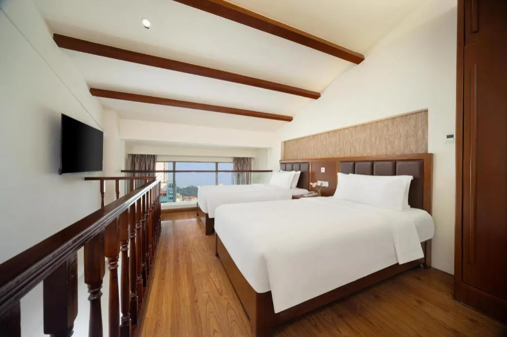 Bed in Yi Yuan Xuan Yu Hotel