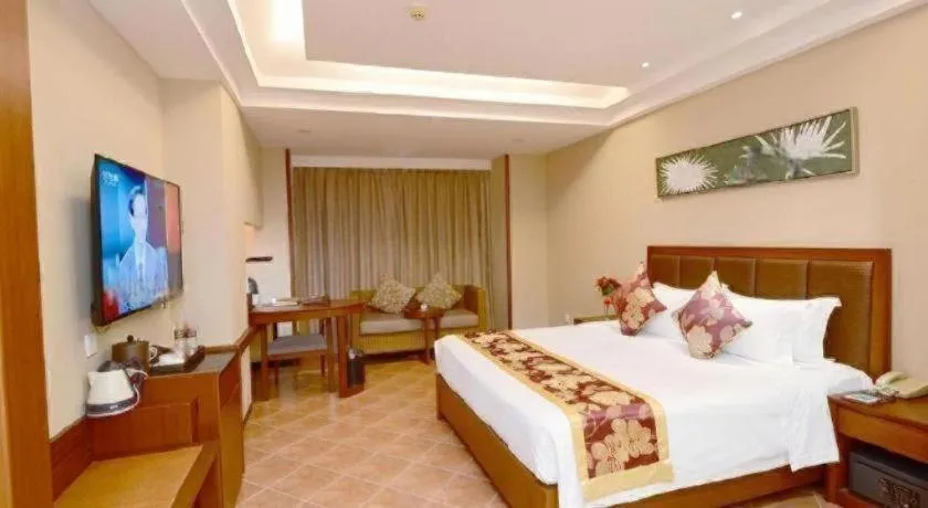 Bed in Yi Yuan Xuan Yu Hotel