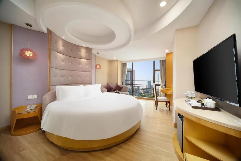 Bed in Yi Yuan Xuan Yu Hotel