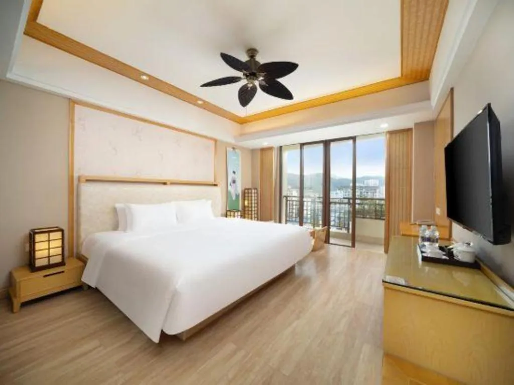 Bed in Yi Yuan Xuan Yu Hotel