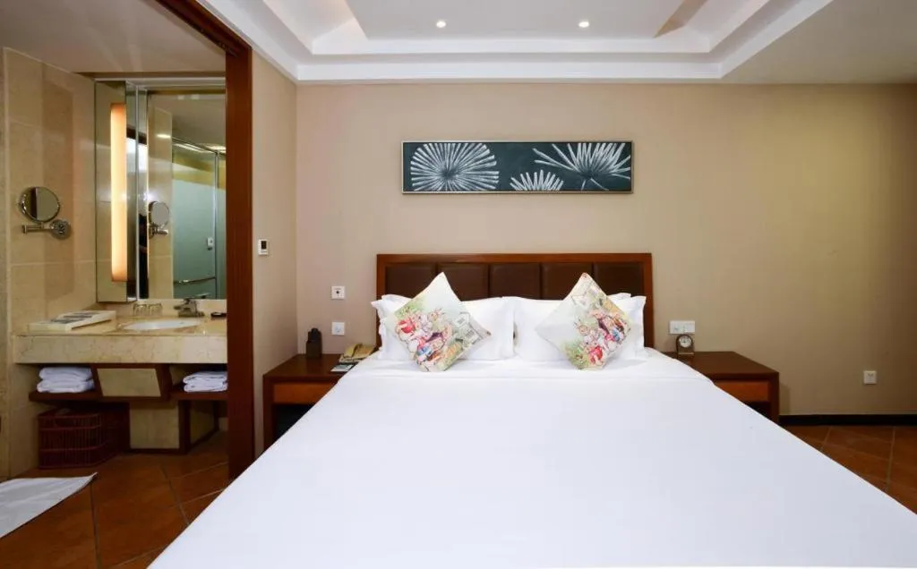 Bed in Yi Yuan Xuan Yu Hotel