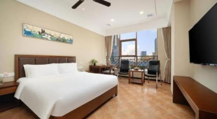 Bed in Yi Yuan Xuan Yu Hotel