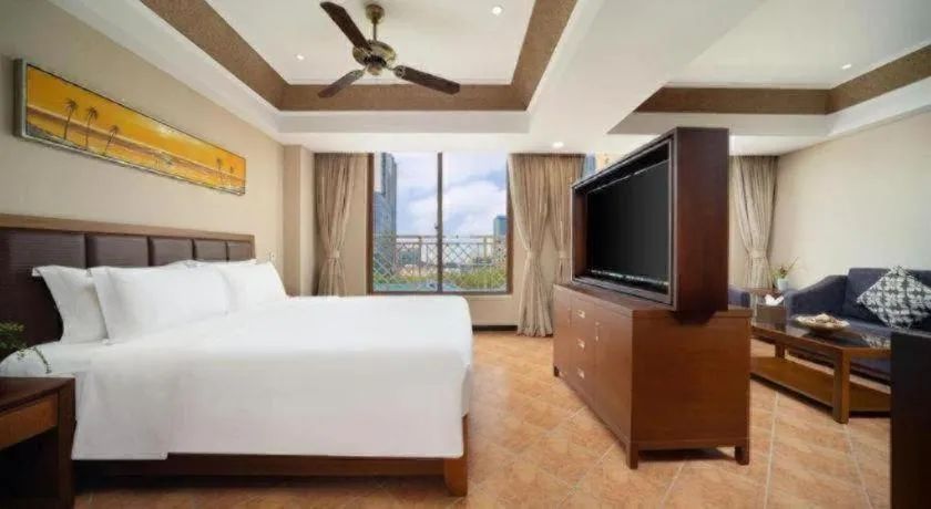 Bed in Yi Yuan Xuan Yu Hotel