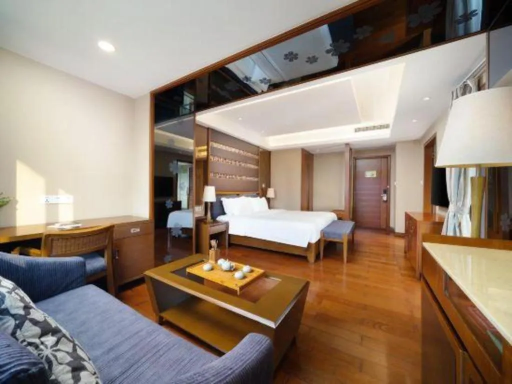 Bed in Yi Yuan Xuan Yu Hotel