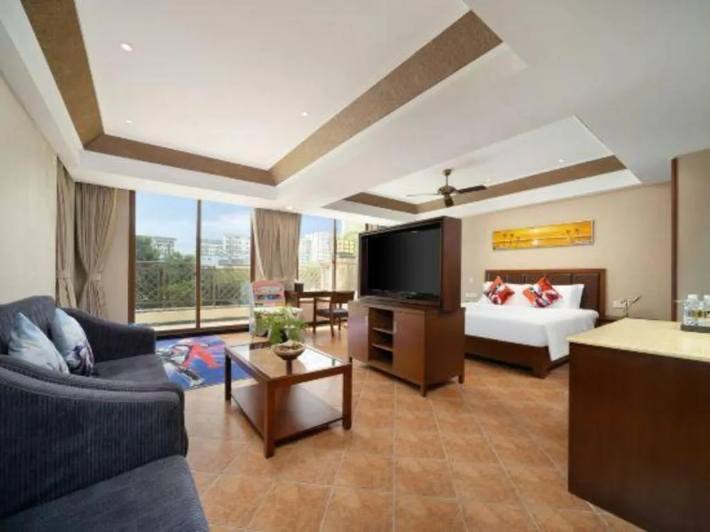 Bed in Yi Yuan Xuan Yu Hotel