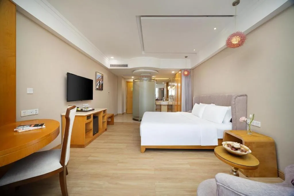 Bed in Yi Yuan Xuan Yu Hotel