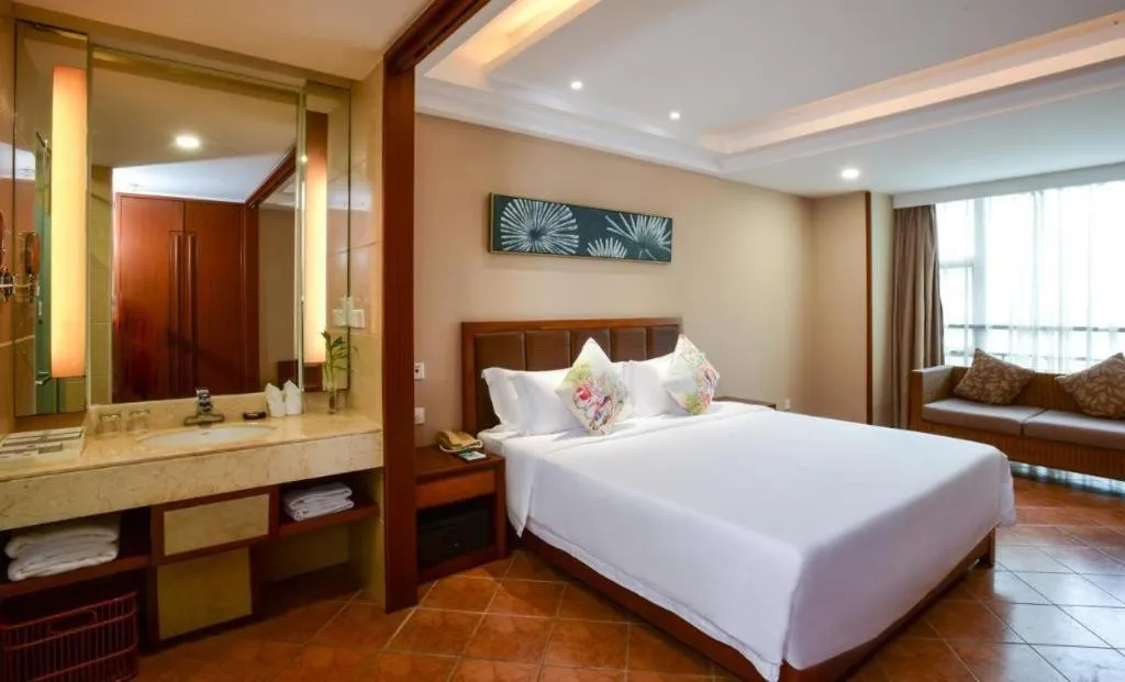 Bed in Yi Yuan Xuan Yu Hotel