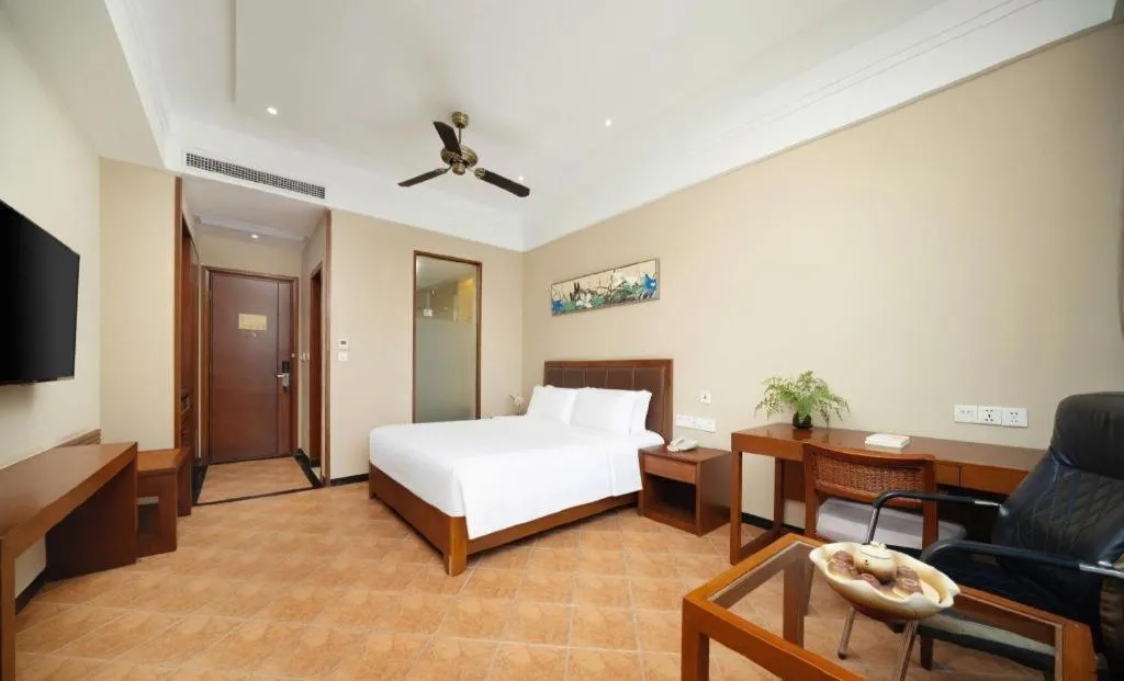 Bed in Yi Yuan Xuan Yu Hotel