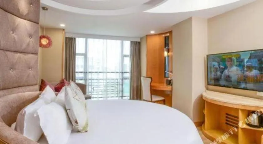 Bed in Yi Yuan Xuan Yu Hotel