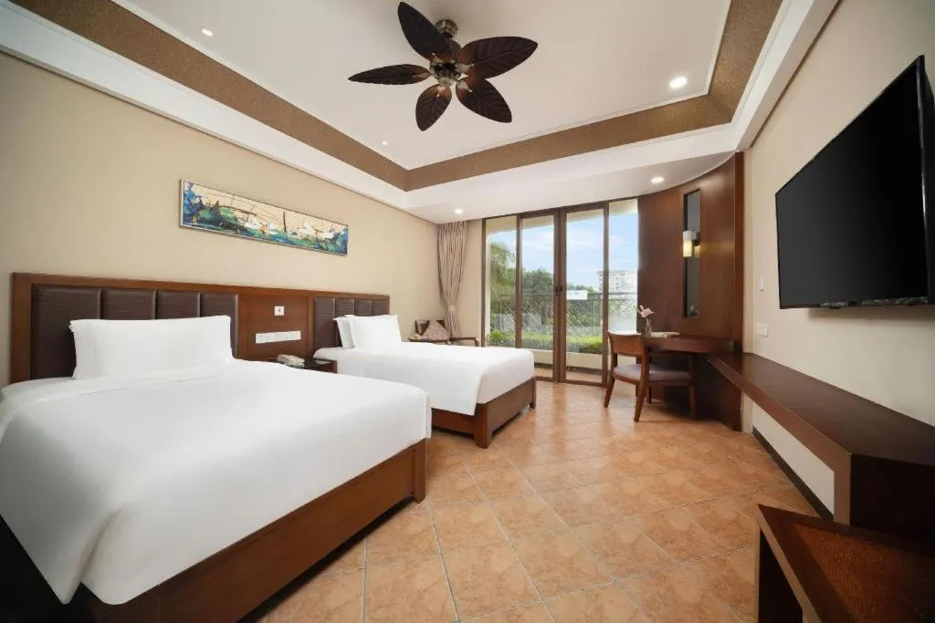 Bed in Yi Yuan Xuan Yu Hotel