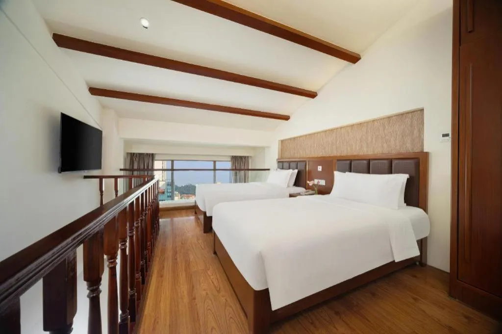 Bed in Yi Yuan Xuan Yu Hotel