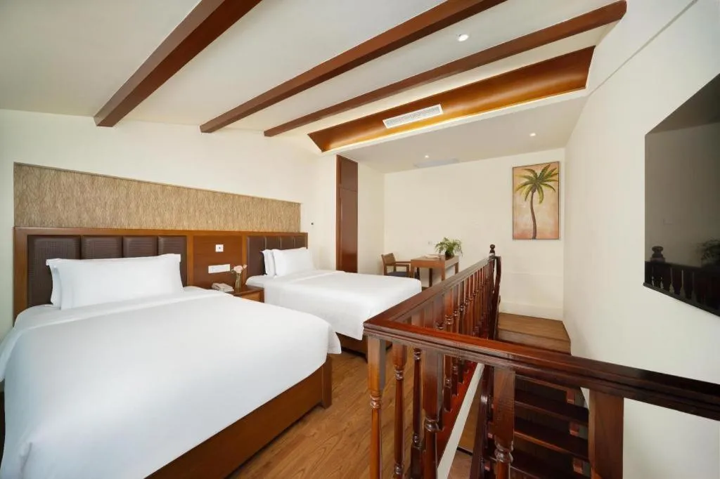 Bed in Yi Yuan Xuan Yu Hotel