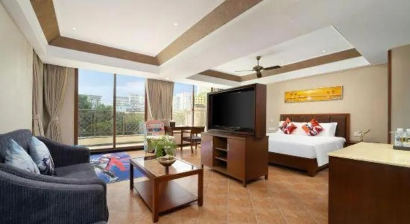 Bed in Yi Yuan Xuan Yu Hotel