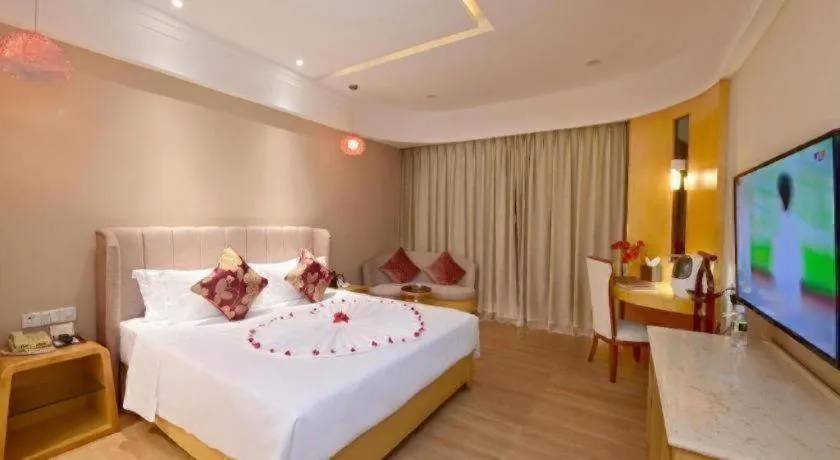 Bed in Yi Yuan Xuan Yu Hotel