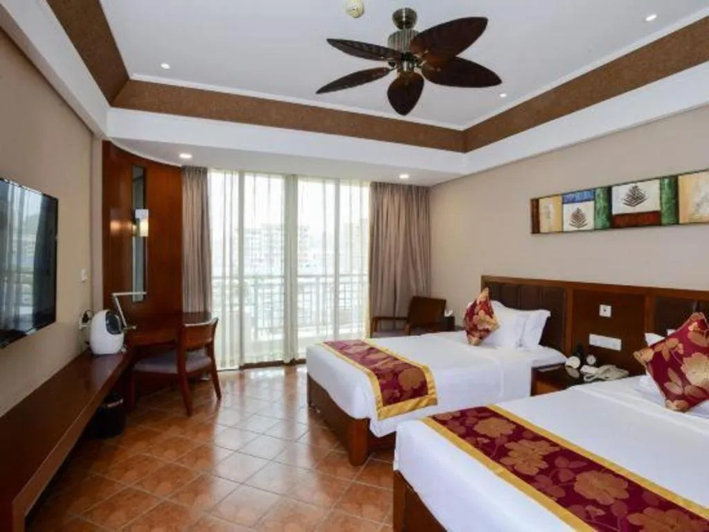 Bed in Yi Yuan Xuan Yu Hotel