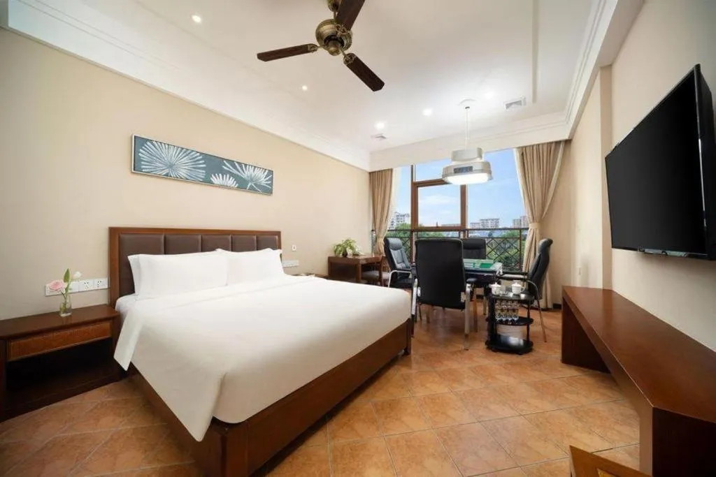 Bed in Yi Yuan Xuan Yu Hotel