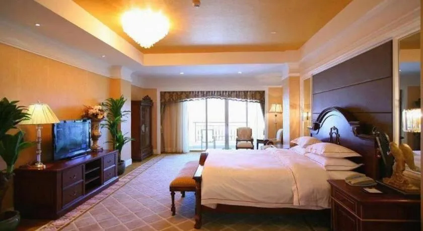 Bed in Country Garden Phoenix Hotel Chizhou Jiuhua Mountain