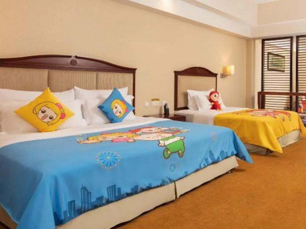 Bed in Country Garden Phoenix Hotel Chizhou Jiuhua Mountain