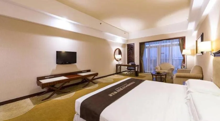 Bed in Country Garden Phoenix Hotel Chizhou Jiuhua Mountain