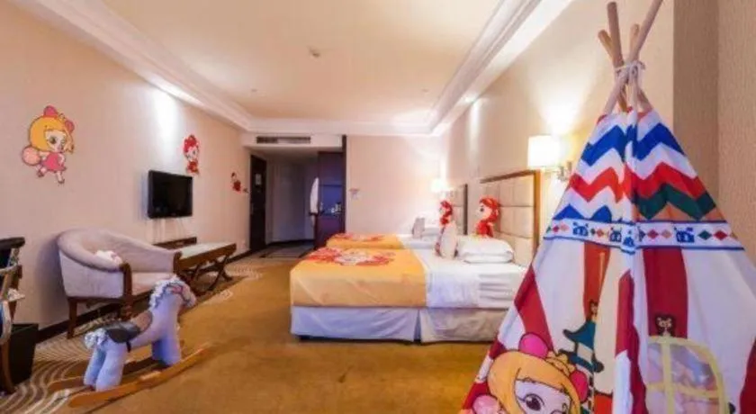 Bed in Country Garden Phoenix Hotel Chizhou Jiuhua Mountain