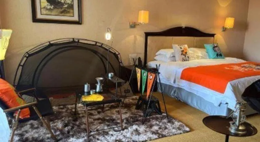 Bed in Country Garden Phoenix Hotel Chizhou Jiuhua Mountain