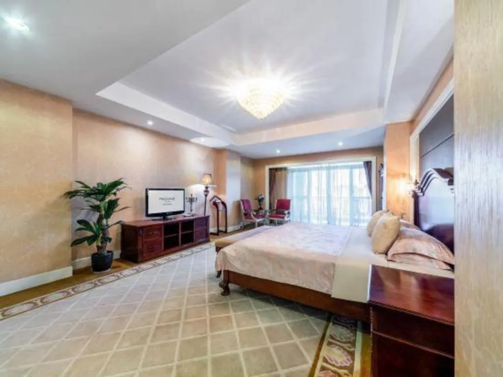 Bed in Country Garden Phoenix Hotel Chizhou Jiuhua Mountain