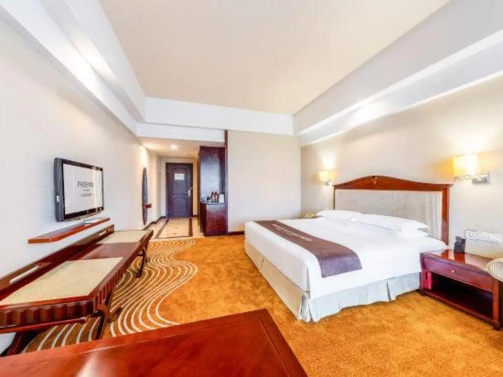 Bed in Country Garden Phoenix Hotel Chizhou Jiuhua Mountain