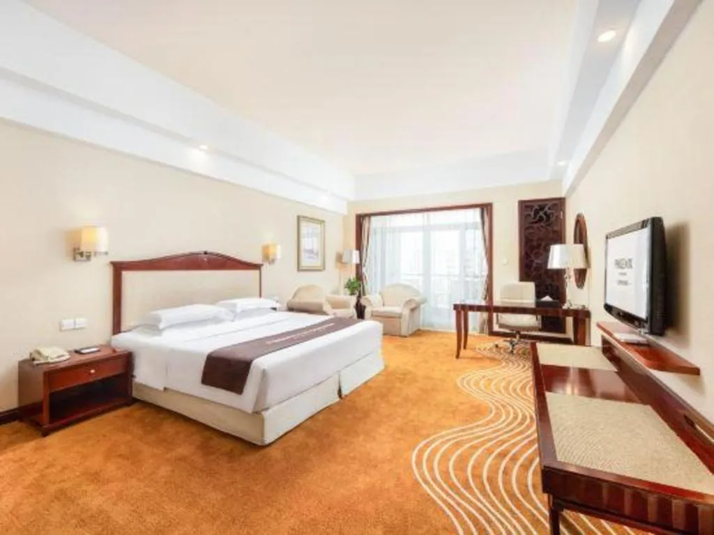 Bed in Country Garden Phoenix Hotel Chizhou Jiuhua Mountain