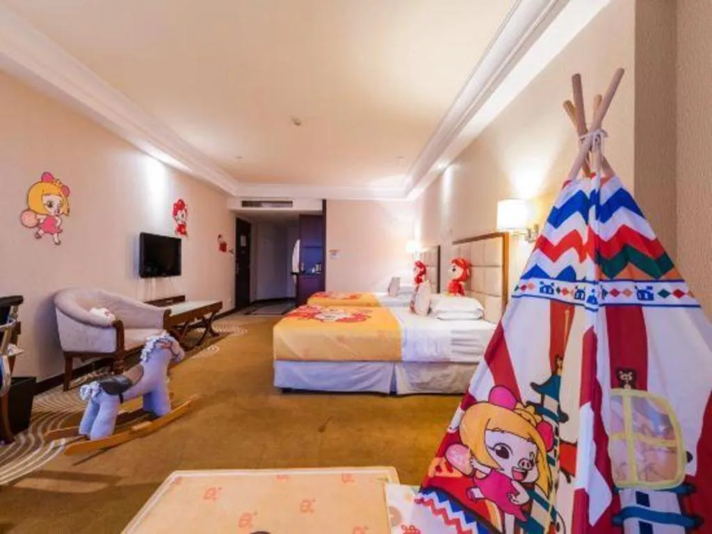 Bed in Country Garden Phoenix Hotel Chizhou Jiuhua Mountain