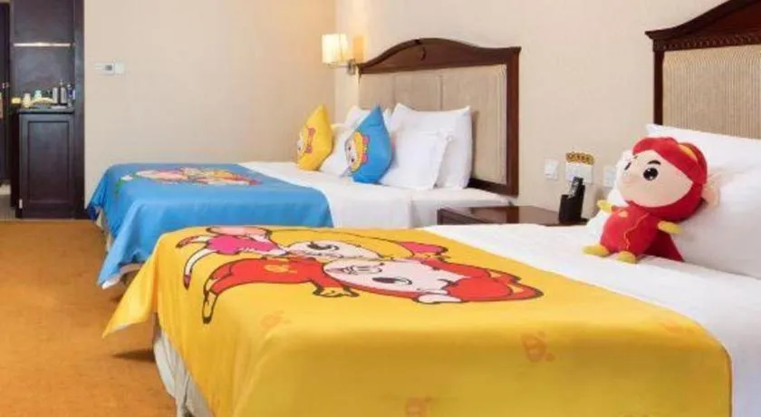 Bed in Country Garden Phoenix Hotel Chizhou Jiuhua Mountain