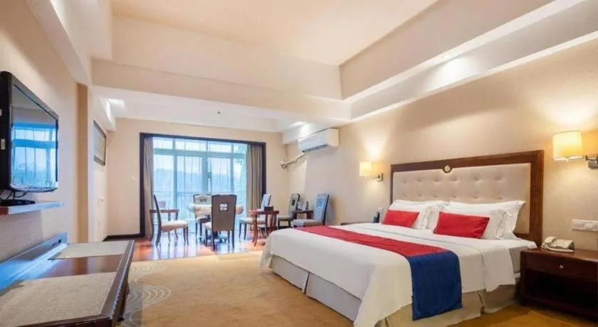 Bed in Country Garden Phoenix Hotel Chizhou Jiuhua Mountain