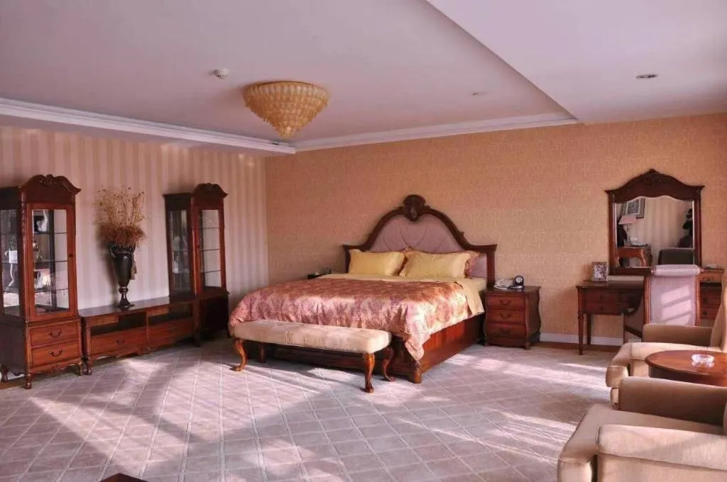 Bed in Country Garden Phoenix Hotel Chizhou Jiuhua Mountain