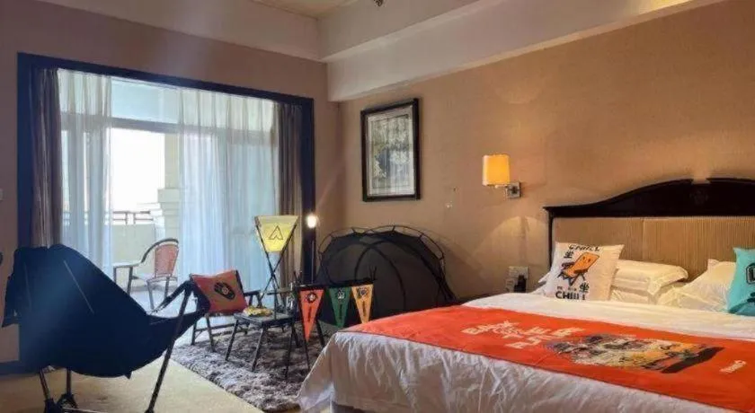 Bed in Country Garden Phoenix Hotel Chizhou Jiuhua Mountain