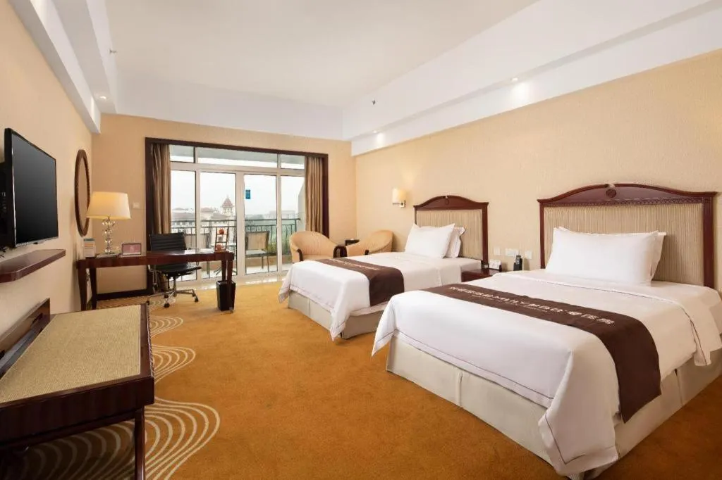 Bed in Country Garden Phoenix Hotel Chizhou Jiuhua Mountain