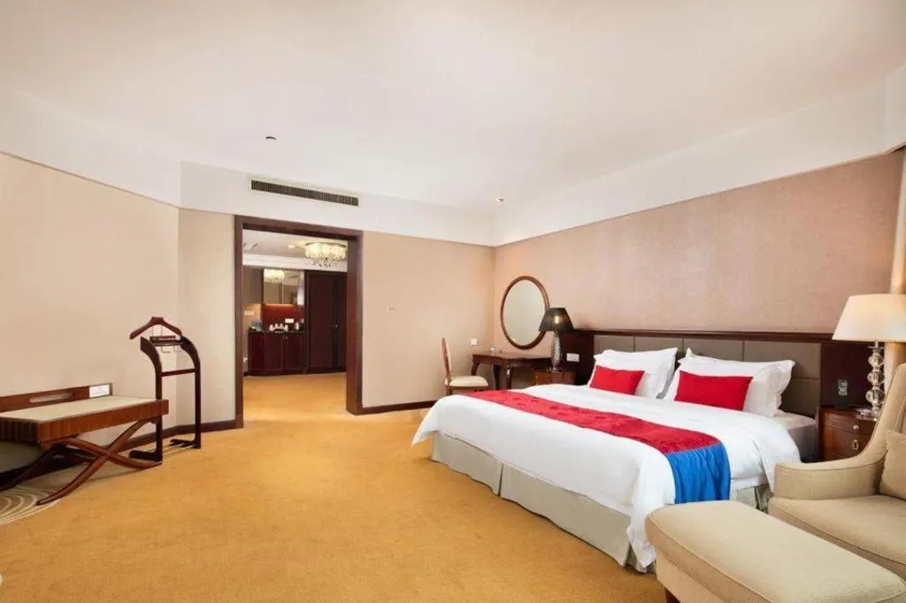 Bed in Country Garden Phoenix Hotel Chizhou Jiuhua Mountain