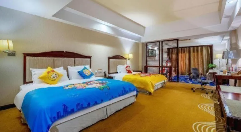 Bed in Country Garden Phoenix Hotel Chizhou Jiuhua Mountain