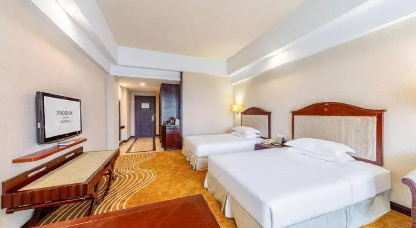 Bed in Country Garden Phoenix Hotel Chizhou Jiuhua Mountain