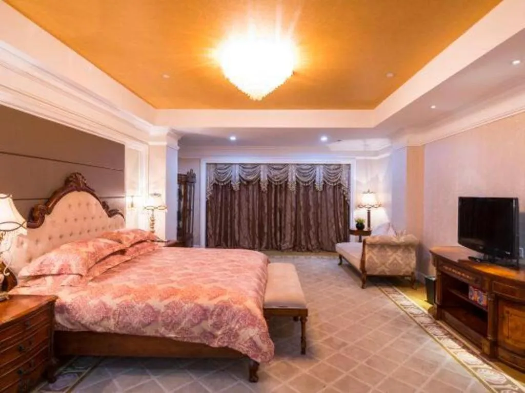 Bed in Country Garden Phoenix Hotel Chizhou Jiuhua Mountain