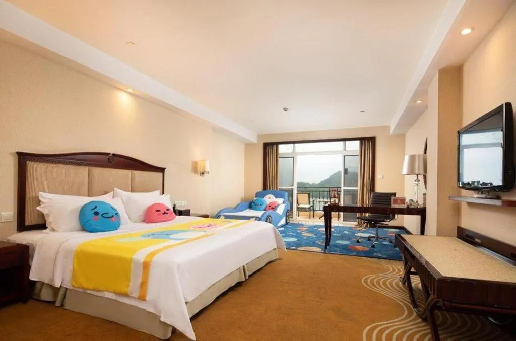 Bed in Country Garden Phoenix Hotel Chizhou Jiuhua Mountain