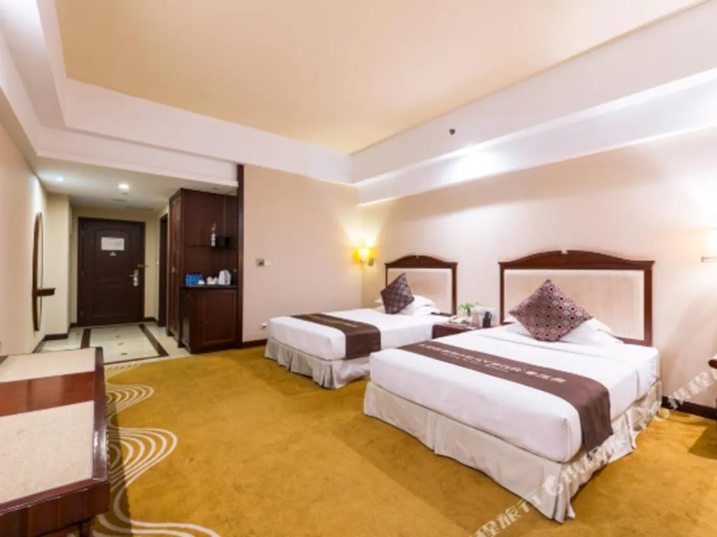 Bed in Country Garden Phoenix Hotel Chizhou Jiuhua Mountain