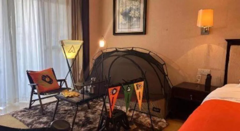 Bed in Country Garden Phoenix Hotel Chizhou Jiuhua Mountain